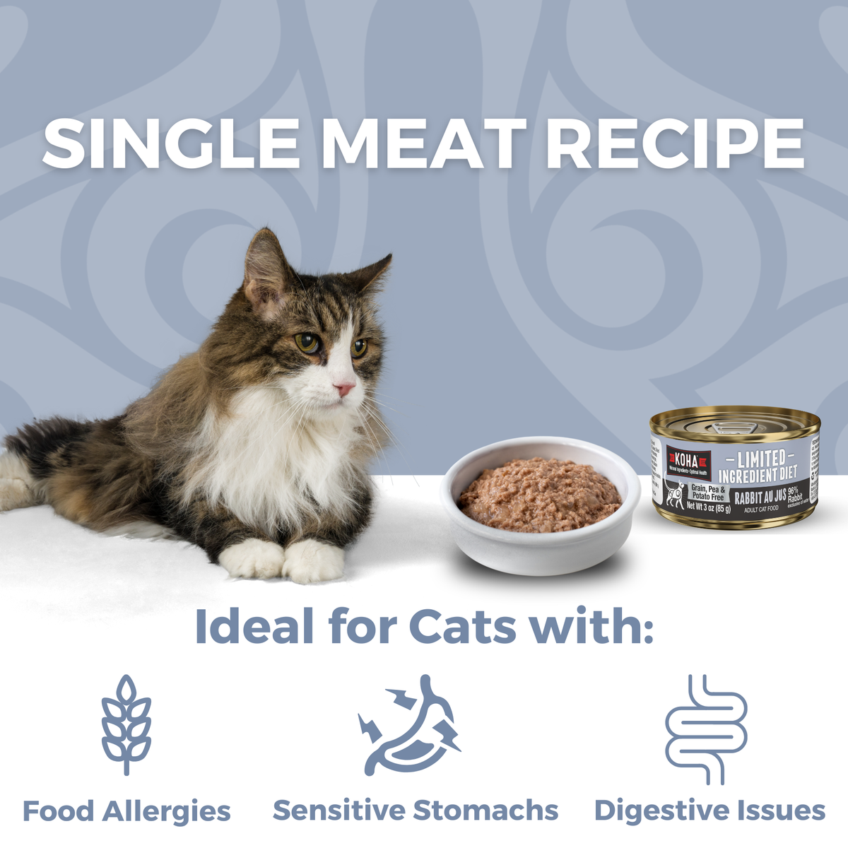Limited Ingredient Rabbit Au Jus Cat Food KOHA Pet