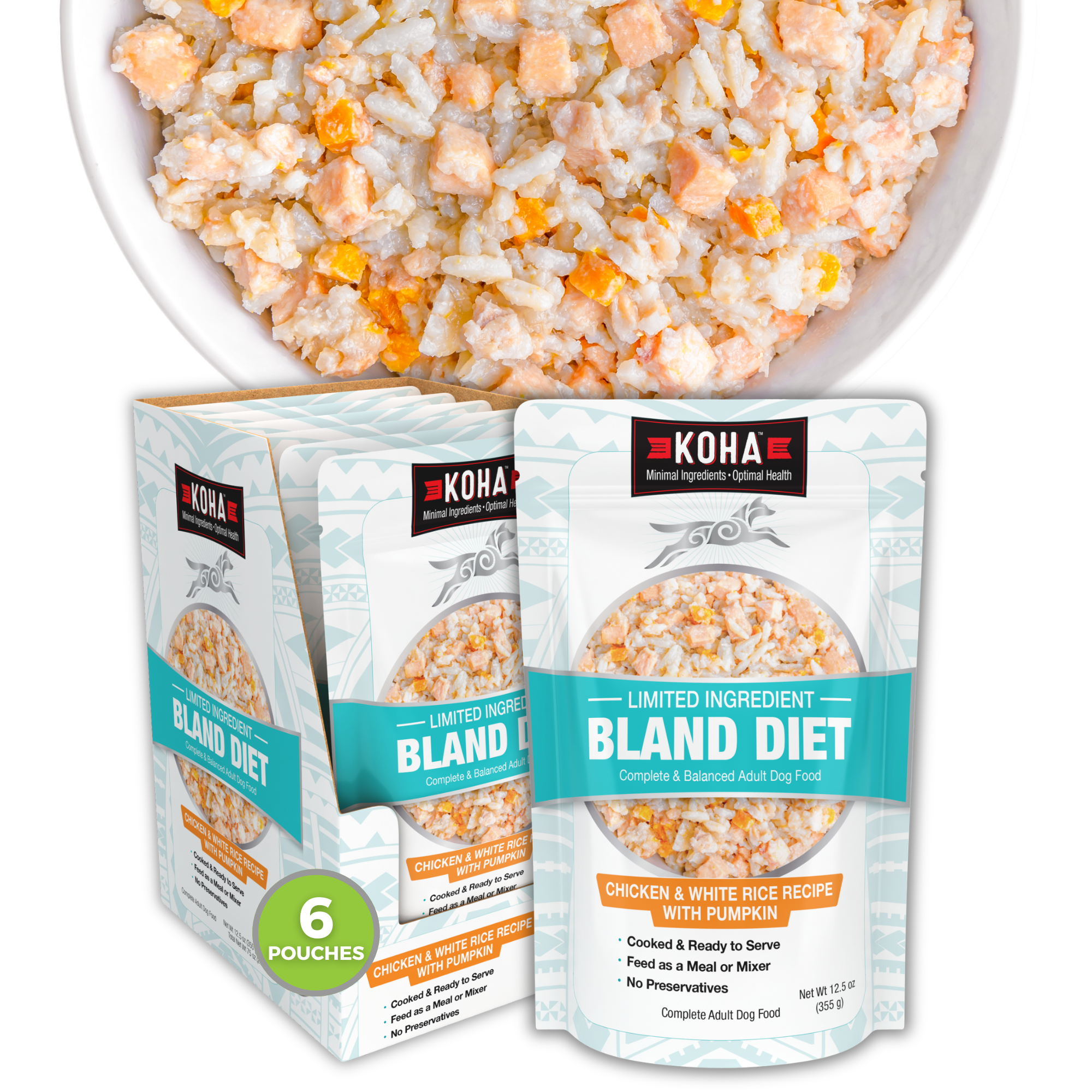 Bland Diet for Dogs: Limited Ingredient Wet Bland Diet Chicken & White Rice Recipe for Dogs