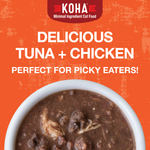 Poké Bowl Tuna & Chicken Entrée in Gravy for Cats