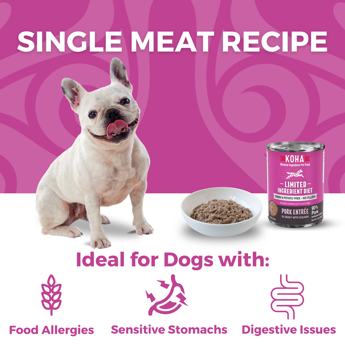 Minimal ingredient outlet dog food