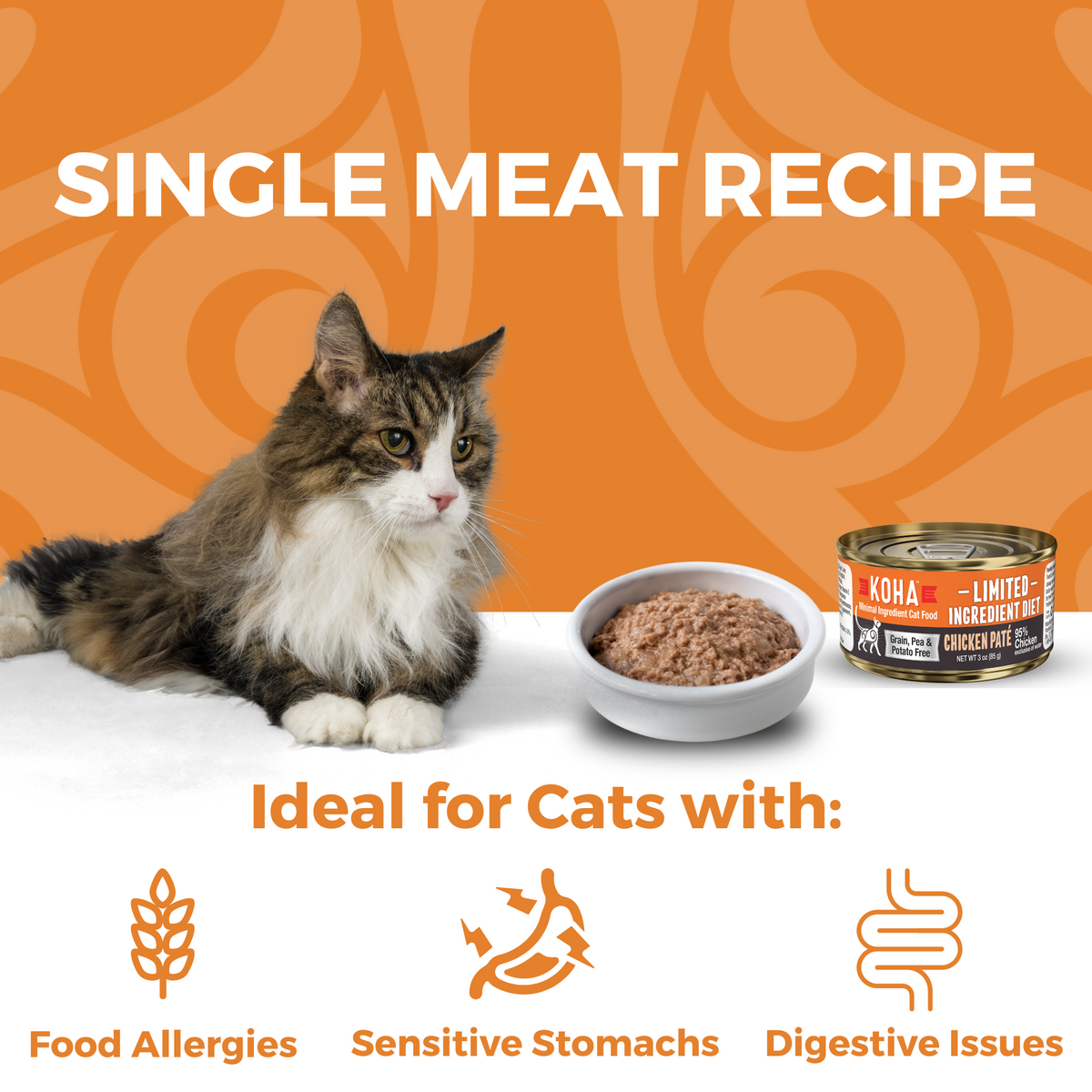 Limited Ingredient Diet Chicken Pat for Cats KOHA Pet