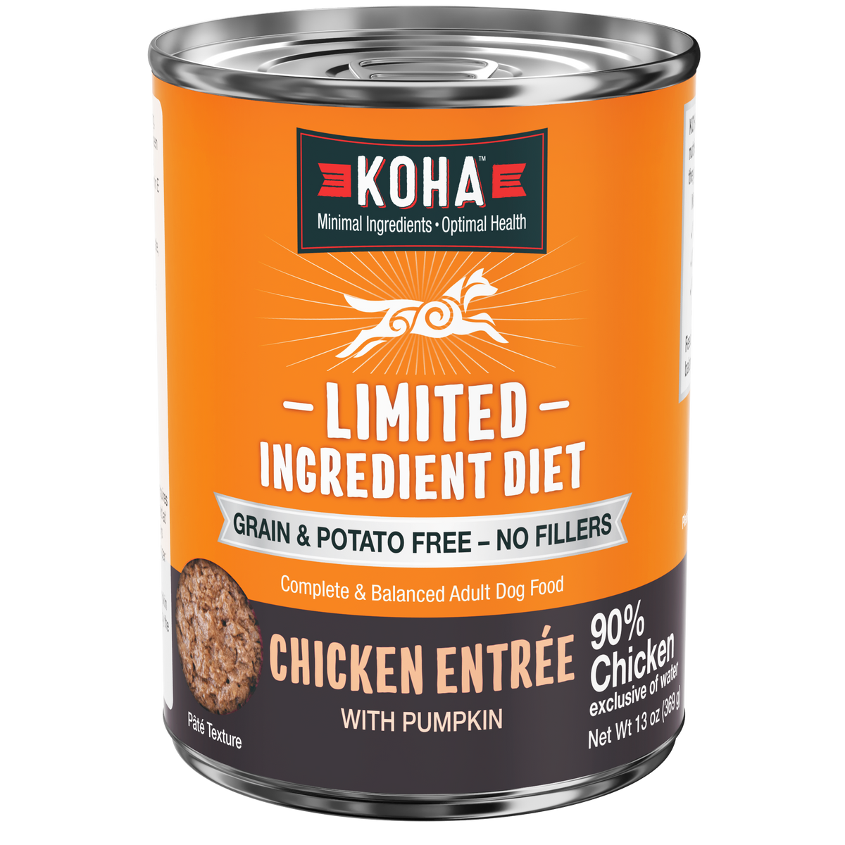 Limited Ingredient Diet Chicken Entrée for Dogs KOHA Pet