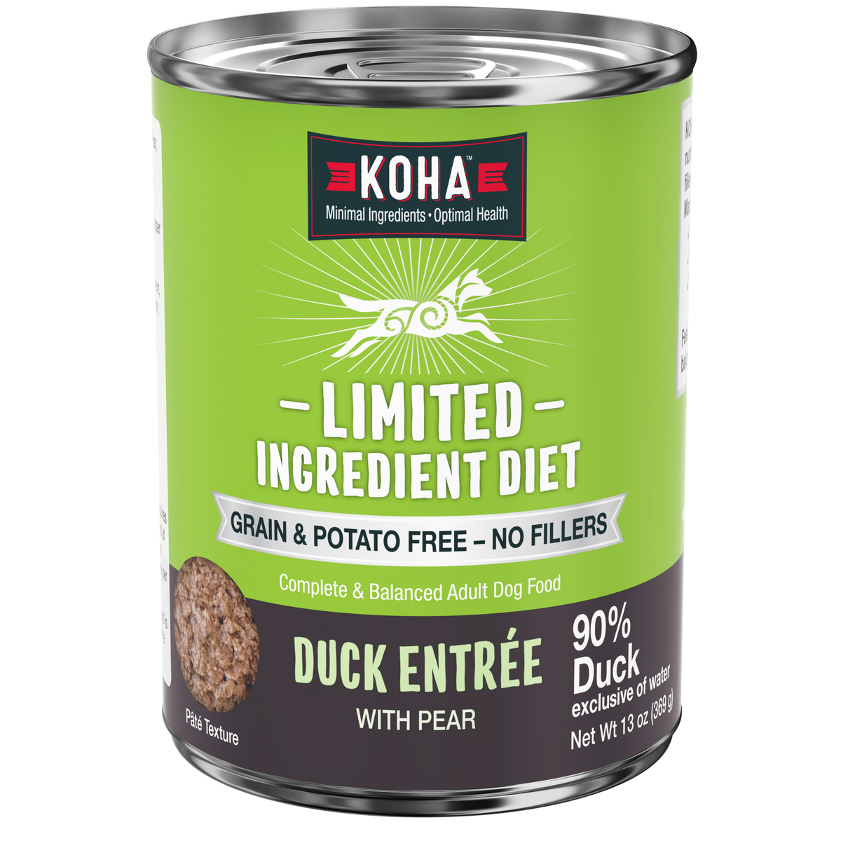Duck Entrée Dog Food: Limited Ingredient Diet – KOHA Pet