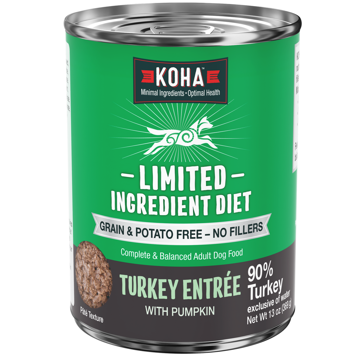 Turkey Entrée Wet Dog Food for Sensitive Stomachs | KOHA Pet