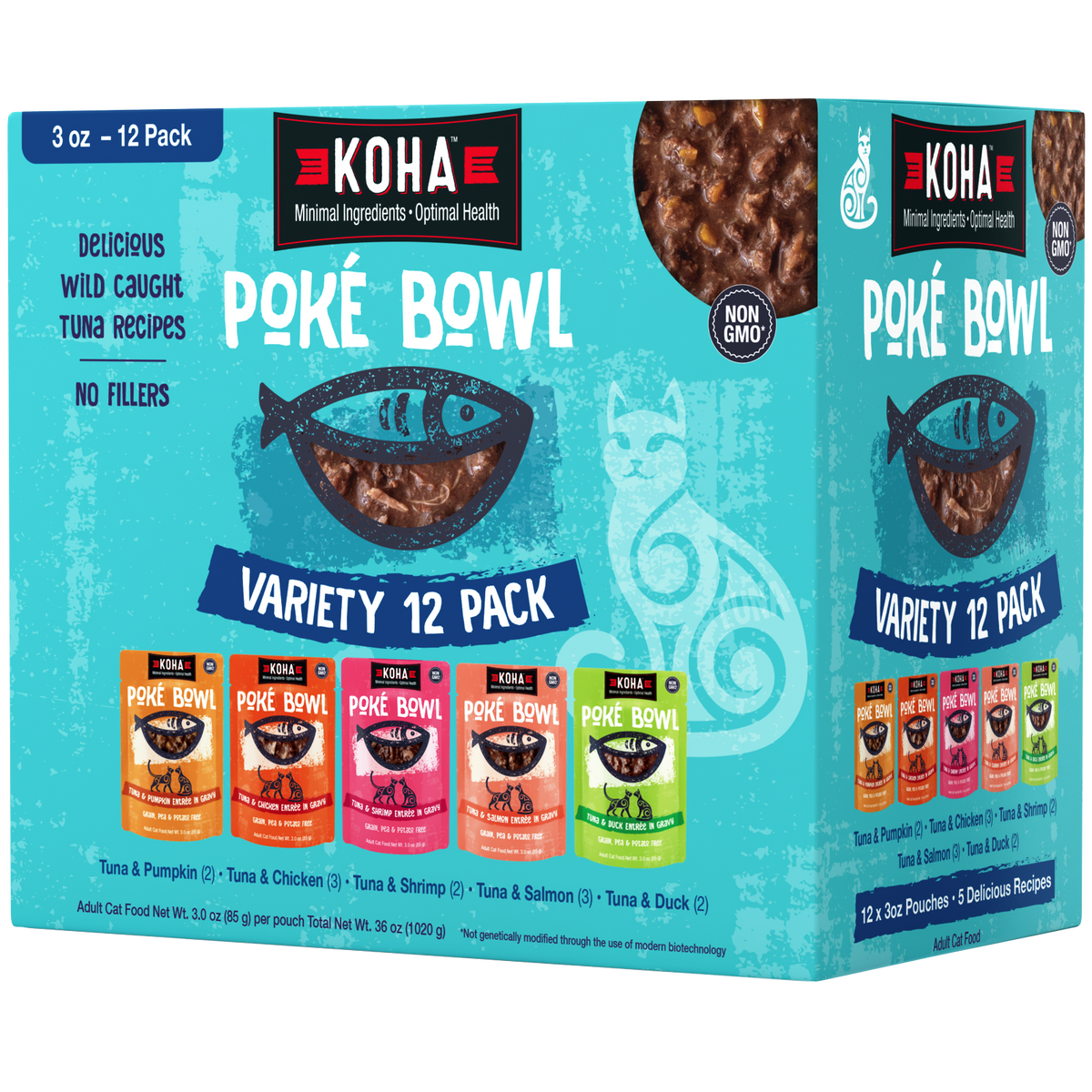 Poké Bowl Variety 12 Pack for Cats - Poké Bowl Variety 12 Pack for Cats