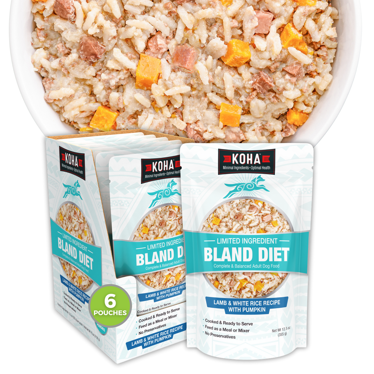 Limited Ingredient Wet Bland Diet Lamb White Rice Recipe for