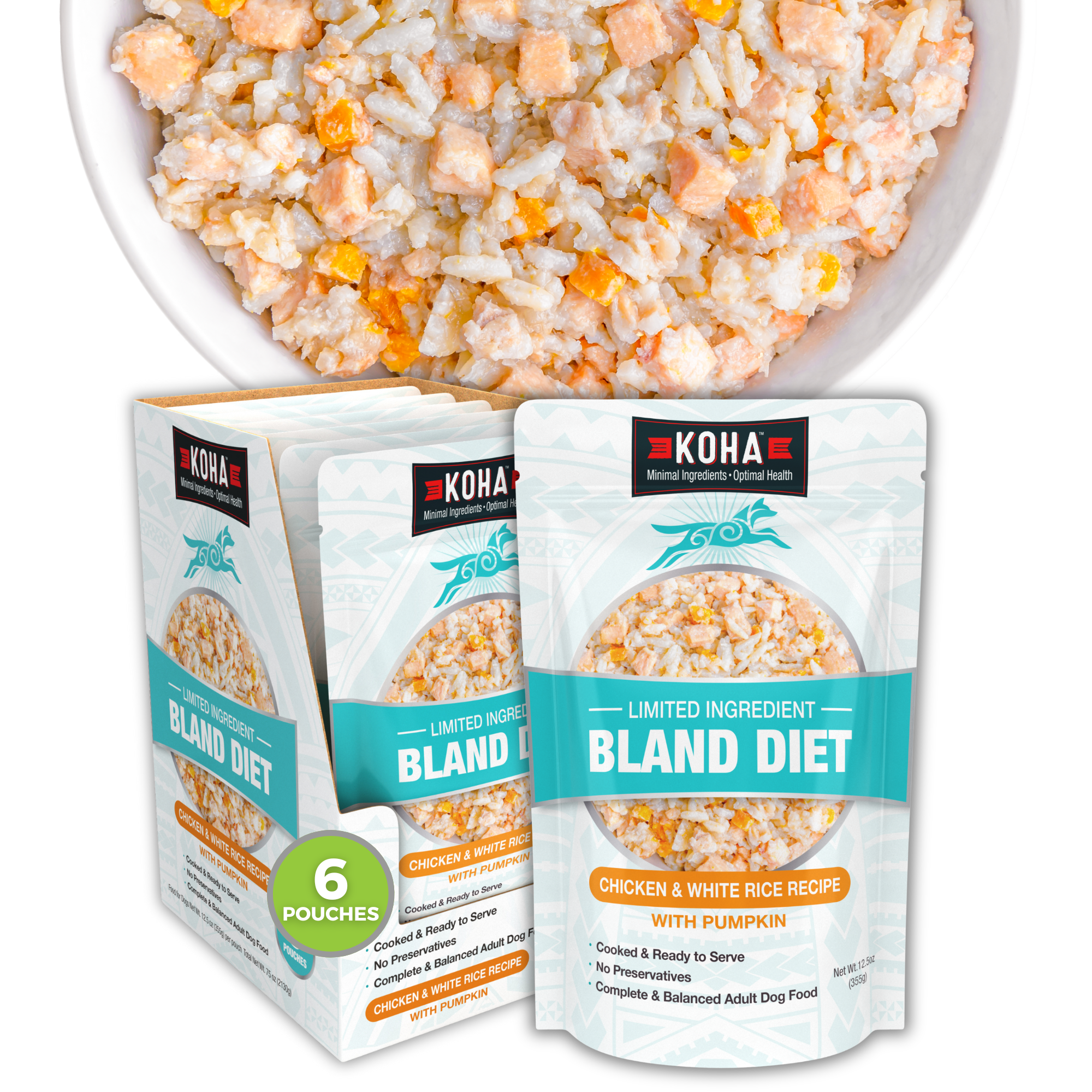 Bland Diet for Dogs: Limited Ingredient Wet Bland Diet Chicken & White Rice Recipe for Dogs