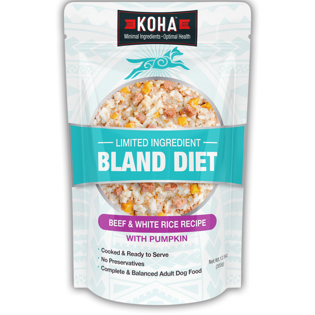 Limited Ingredient Bland Diet Beef White Rice Recipe for Dogs KOHA Pet