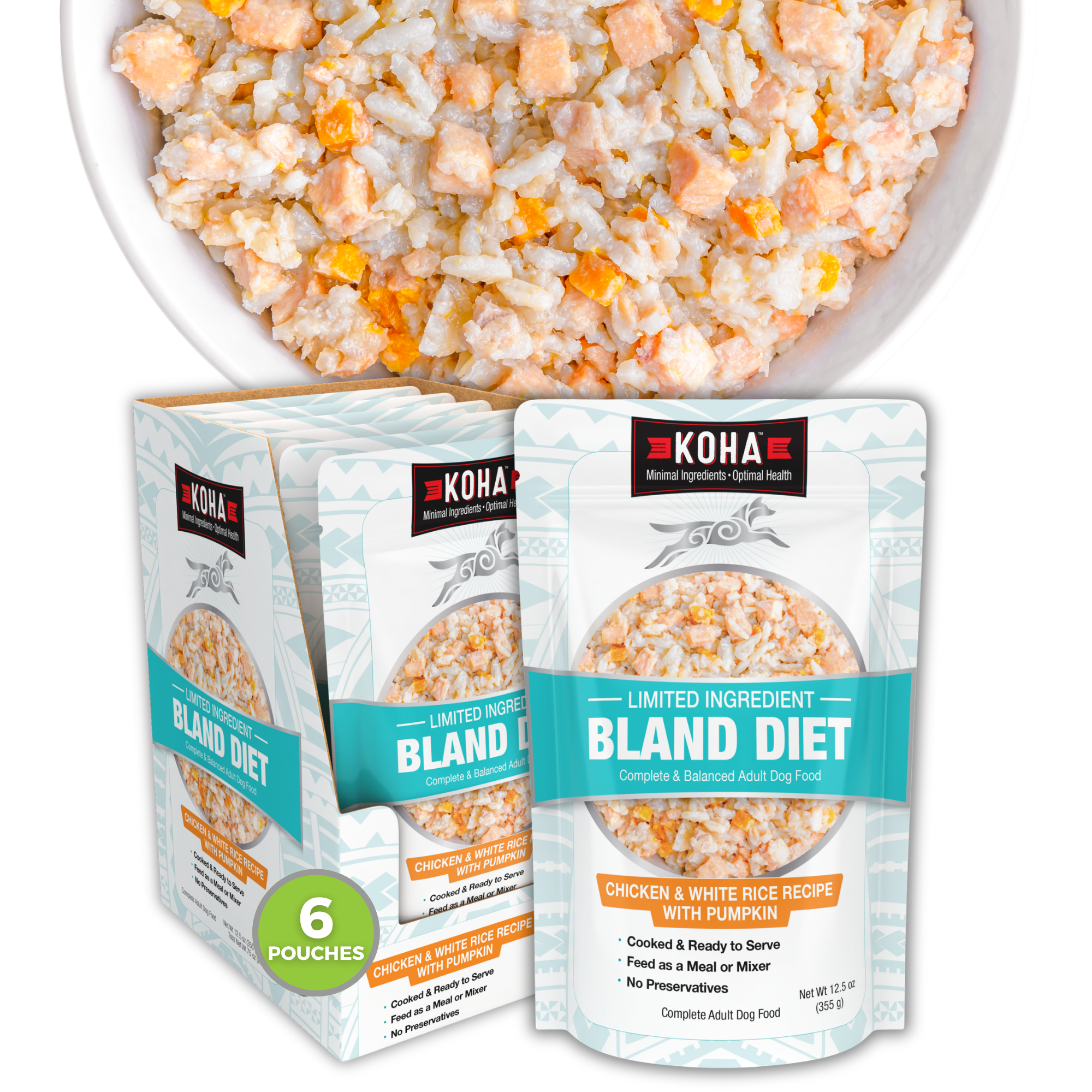 Bland Diet for Dogs: Limited Ingredient Wet Bland Diet Chicken & White Rice Recipe for Dogs