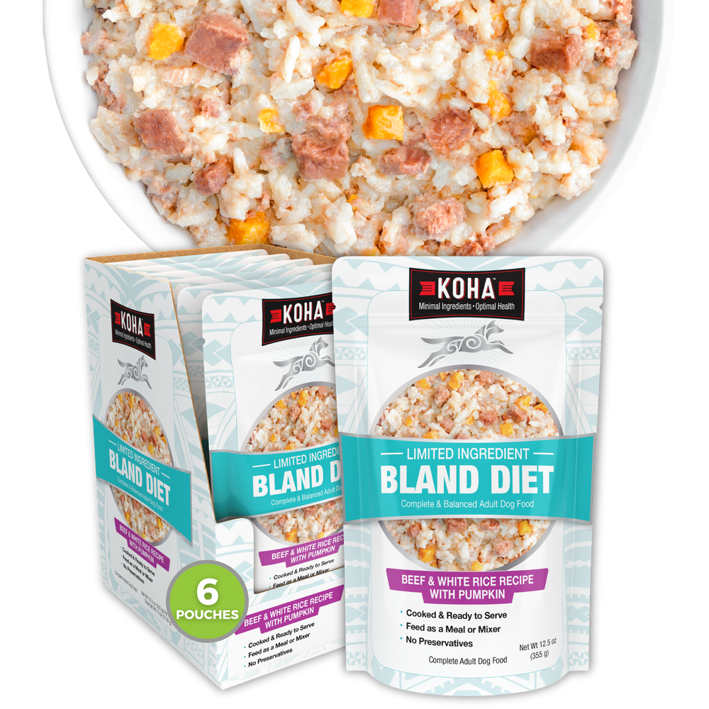 KOHA Limited Ingredient Wet Bland Diet Beef & White Rice Recipe for Dogs