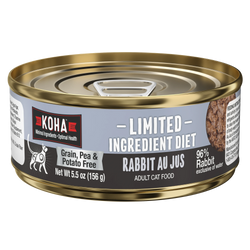 Can of KOHA Limited Ingredient Diet Rabbit Au Jus