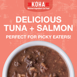 Poké Bowl Tuna & Salmon Entrée in Gravy for Cats