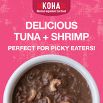 Poké Bowl Tuna & Shrimp Entrée in Gravy for Cats