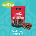 Beef Lung Strips All Natural Treats