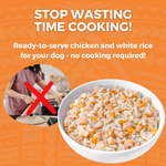 Limited Ingredient Bland Diet Chicken & White Rice Recipe for Dogs