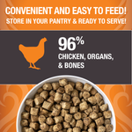 Freeze-Dried Raw Bites Chicken Entrée for Dogs 14oz Bag