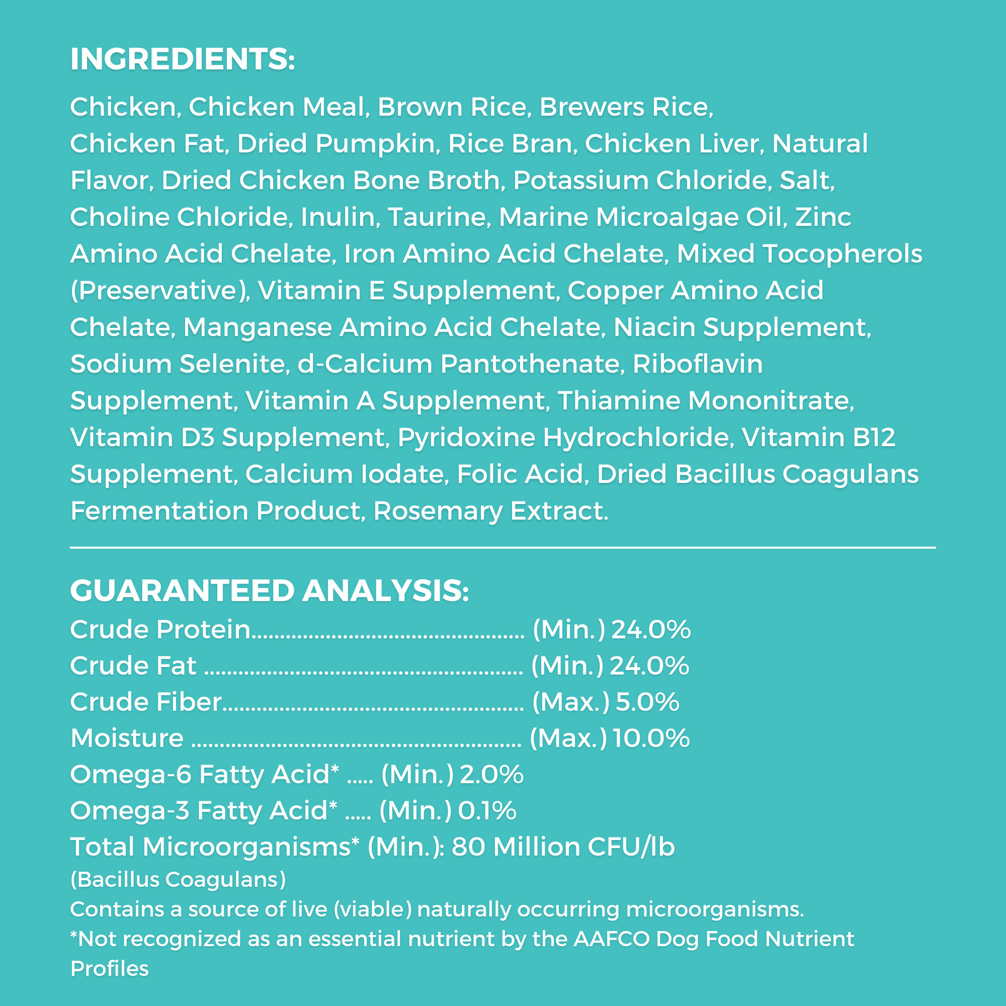 Limited Ingredient Dry Bland Diet Chicken & Brown Rice Recipe with Pumpkin for Dogs