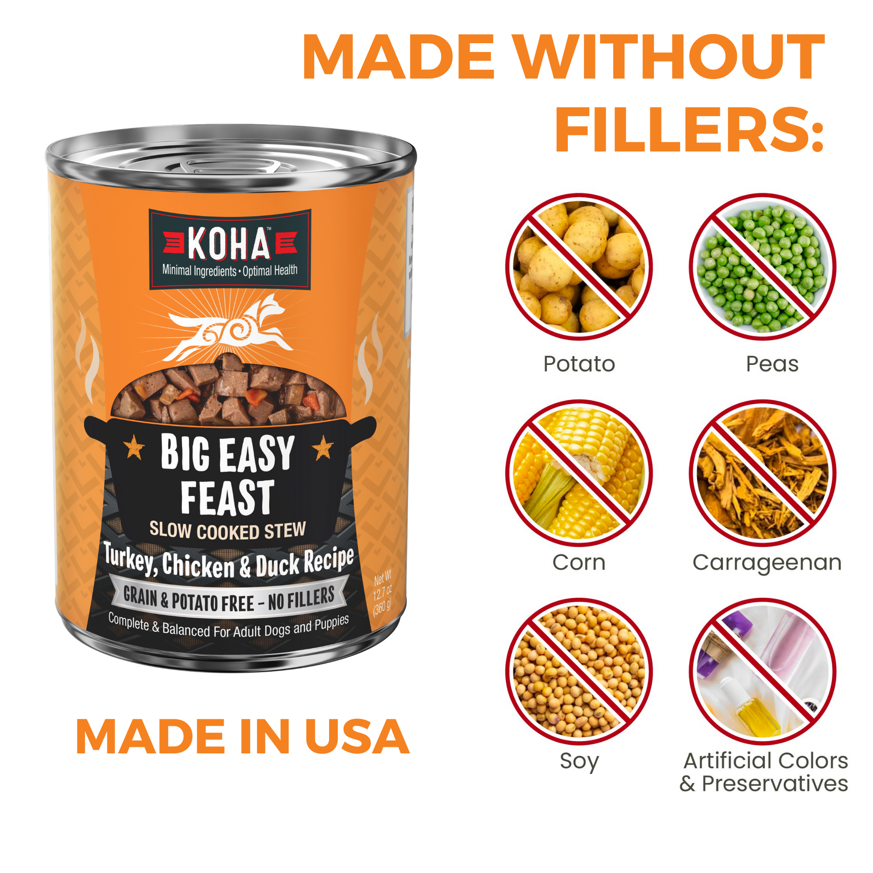 Two bowls of food with a headline that says 2 Great Ways to Feed. The first bowl has wet food on top of kibble and says delicious meal topper. The second bowl has all wet food and says complete and balanced meal. 