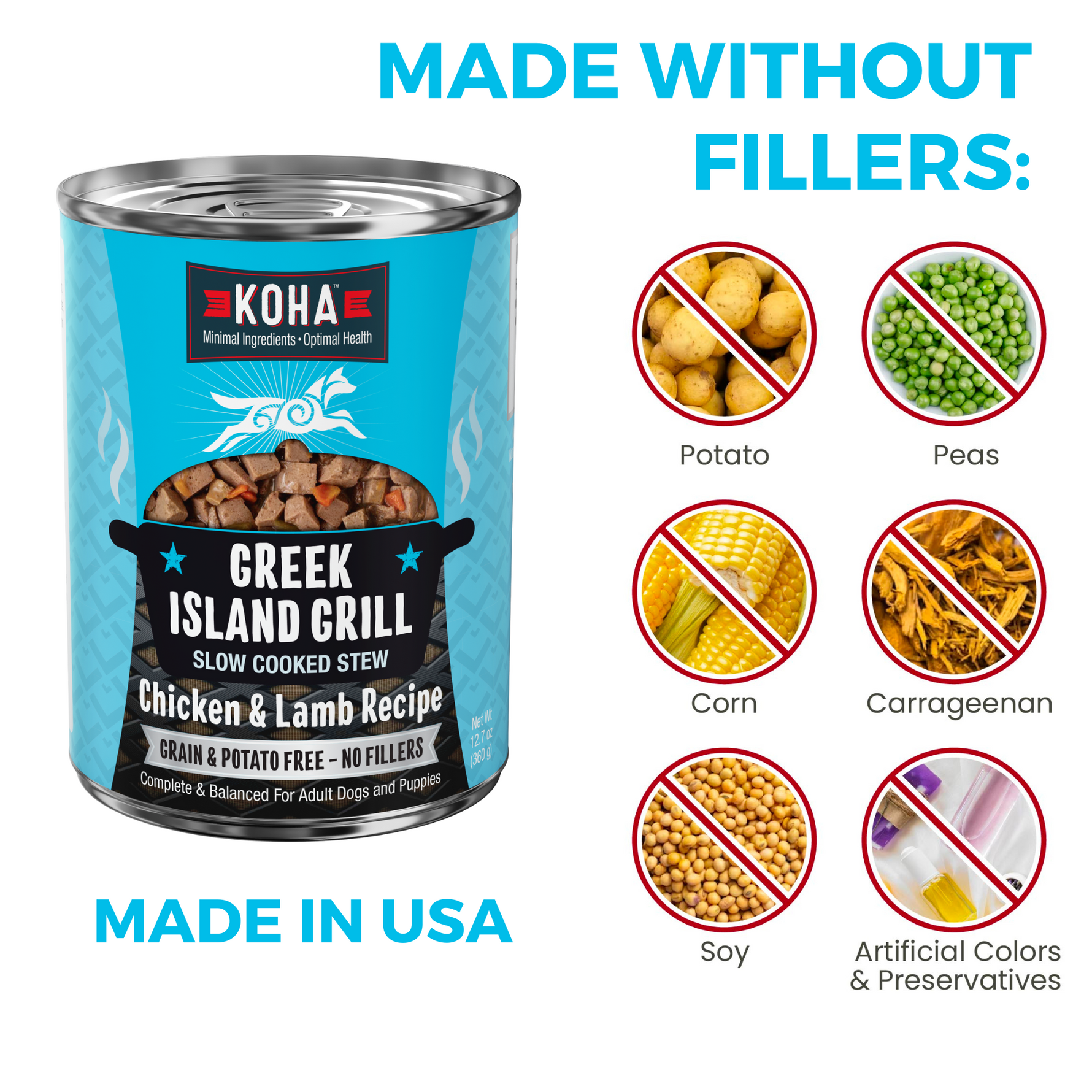 Two bowls of food with a headline that says 2 Great Ways to Feed. The first bowl has wet food on top of kibble and says delicious meal topper. The second bowl has all wet food and says complete and balanced meal. 