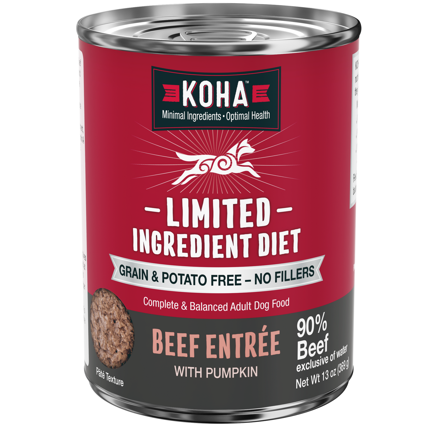 Can of Limited Ingredient Diet Beef Entrée