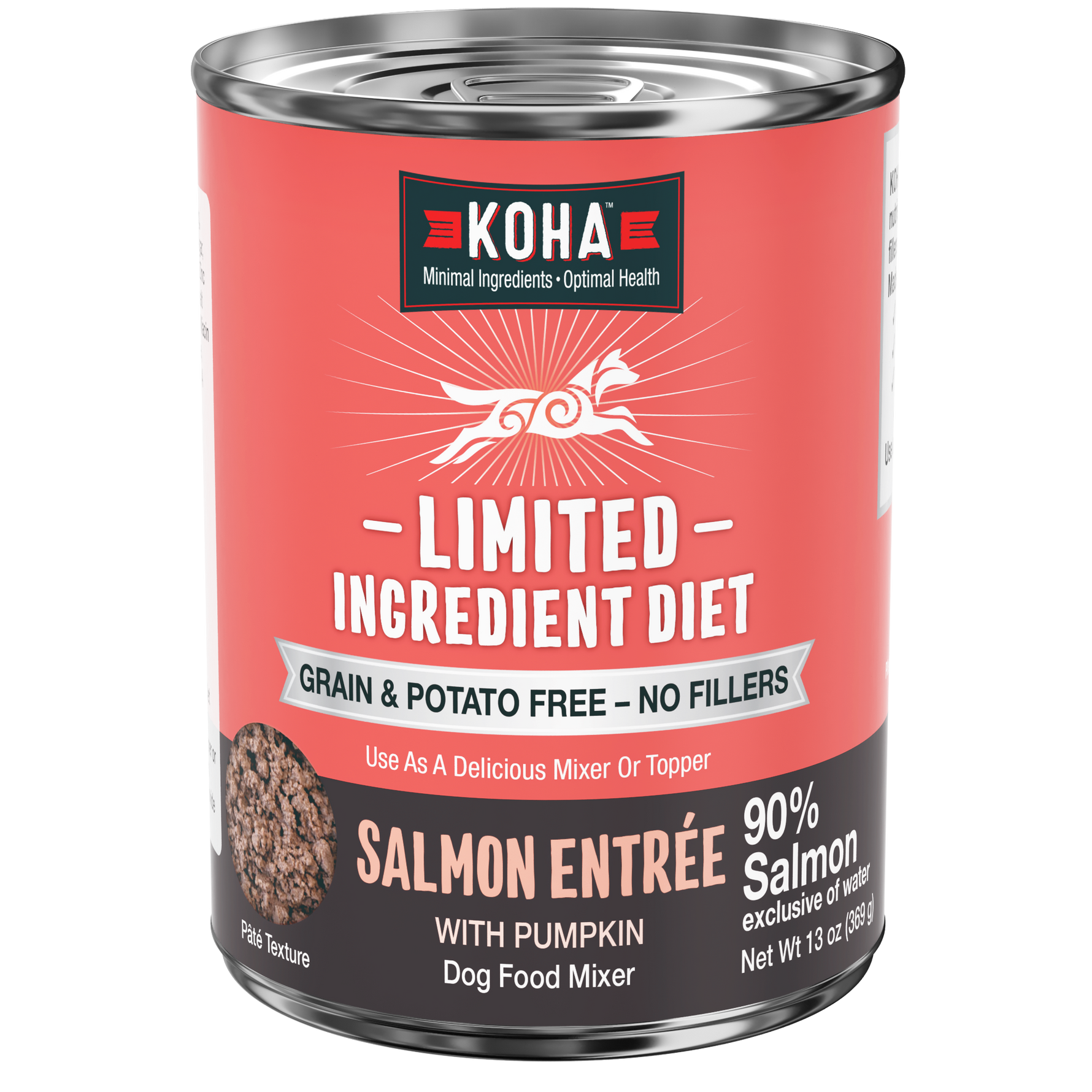 Can of Limited Ingredient Diet Salmon Entrée