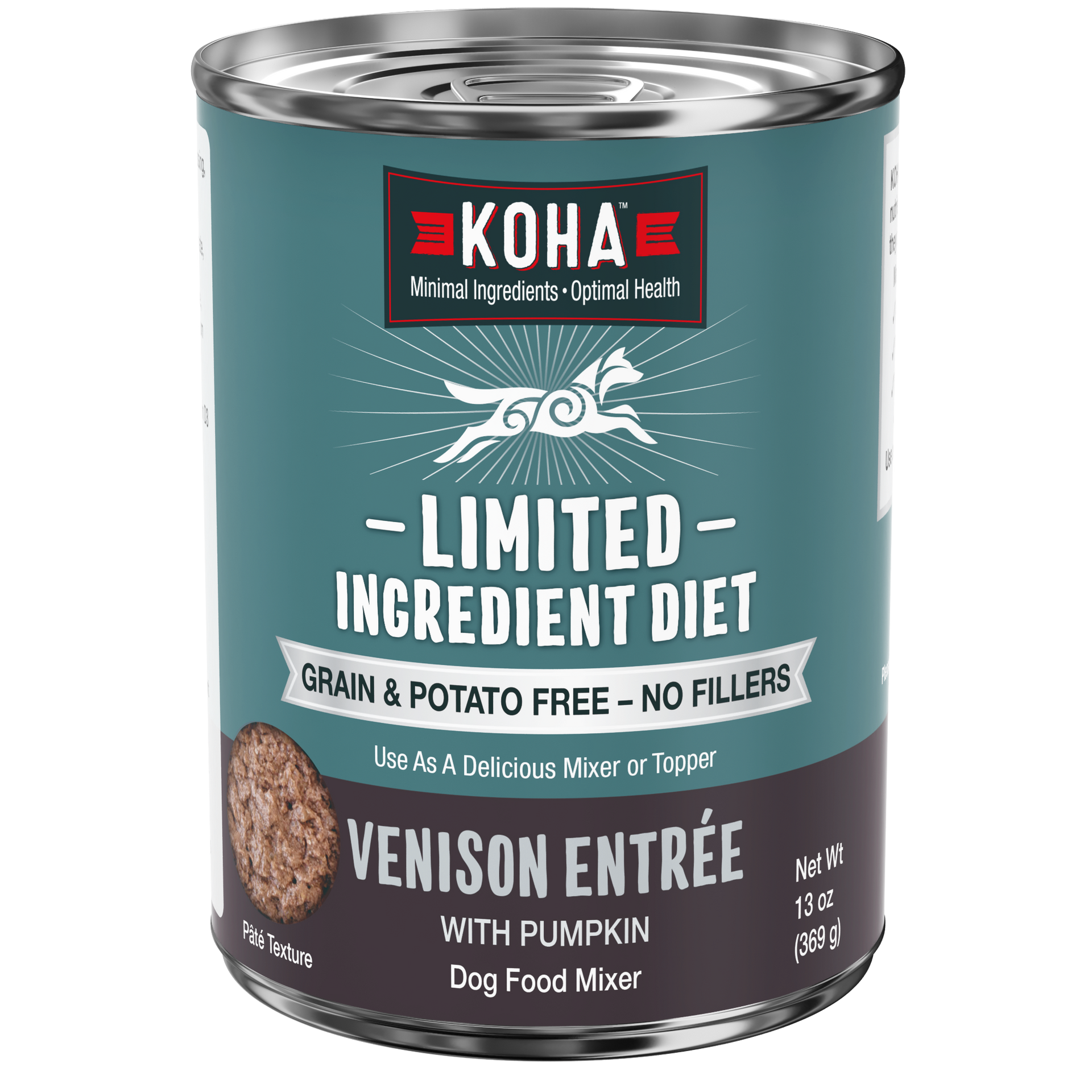 Limited Ingredient Diet Venison Entrée For Dogs | KOHA Pet