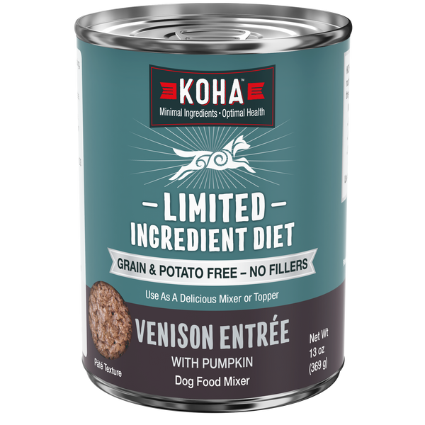 Limited Ingredient Diet Venison Entrée For Dogs | KOHA Pet