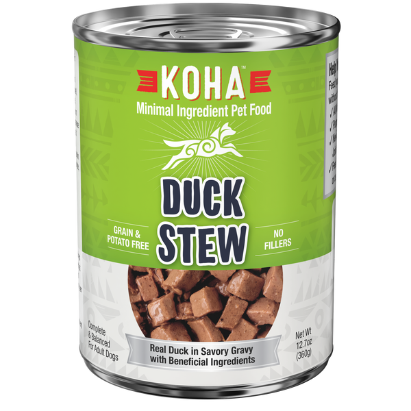 Minimal Ingredient Duck Stew for Dogs KOHA Pet