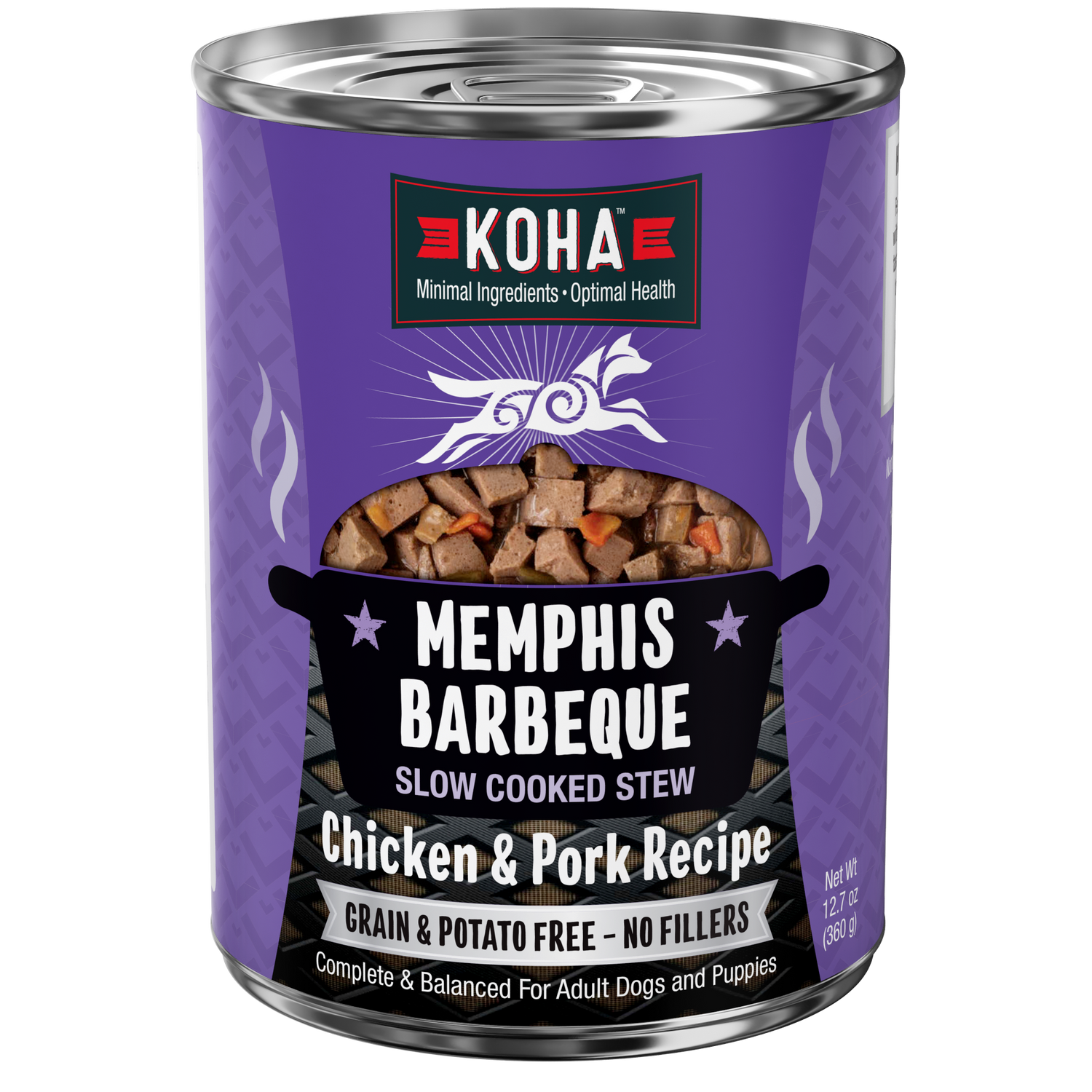 Can fo KOHA Memphis Barbeque slow Cooked stew for dogs
