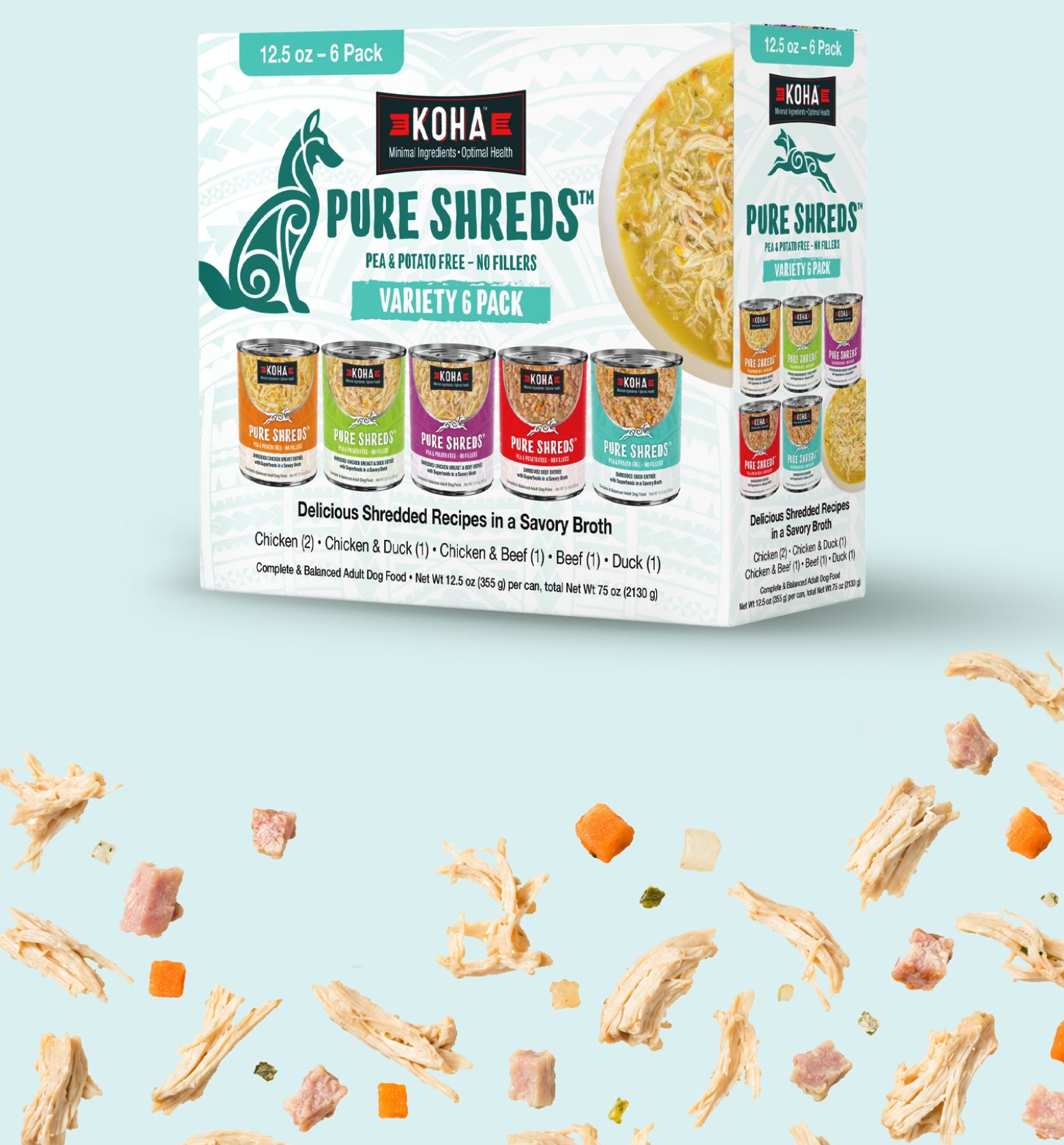 Pure Shreds Variety Pack box 