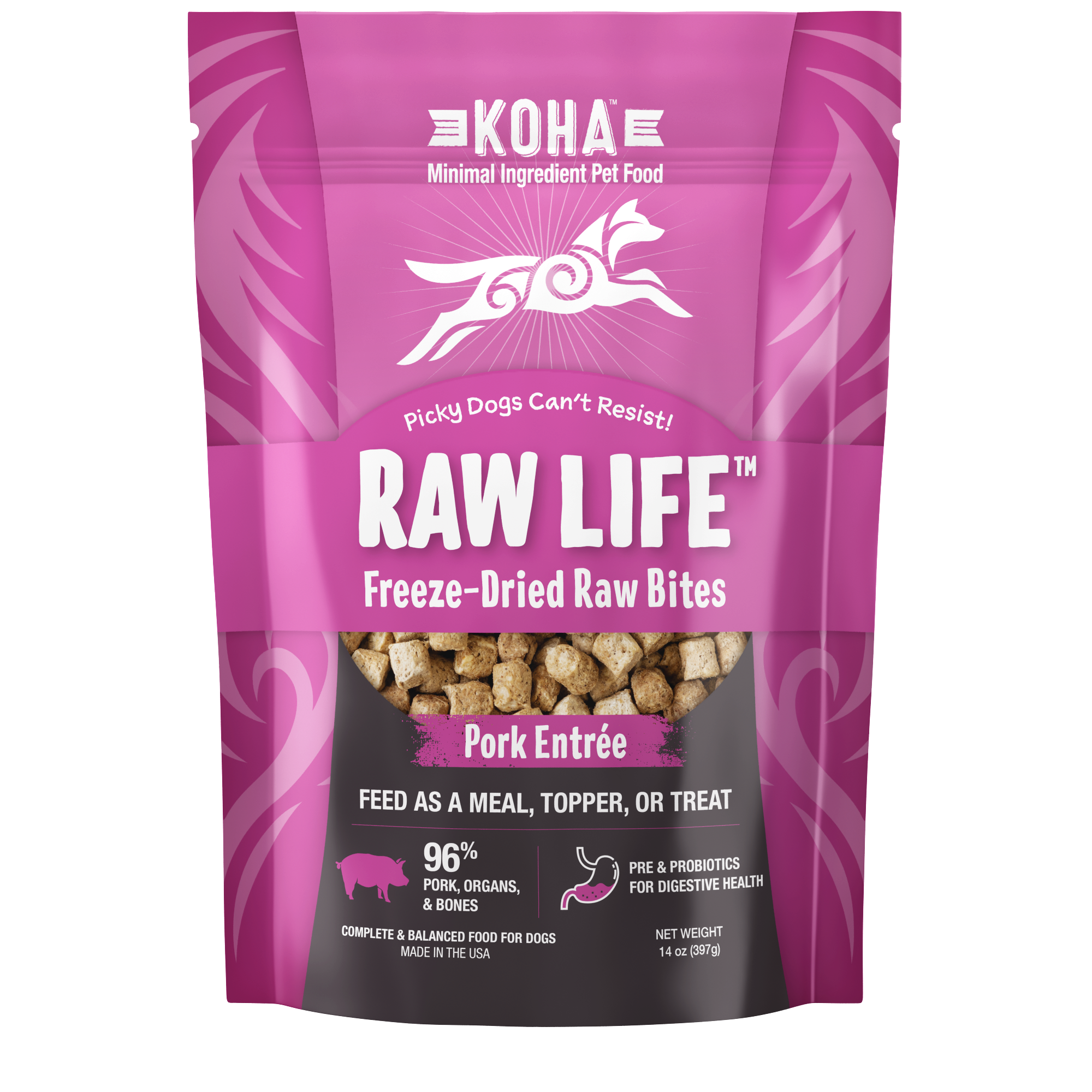 Freeze dried top food for dogs