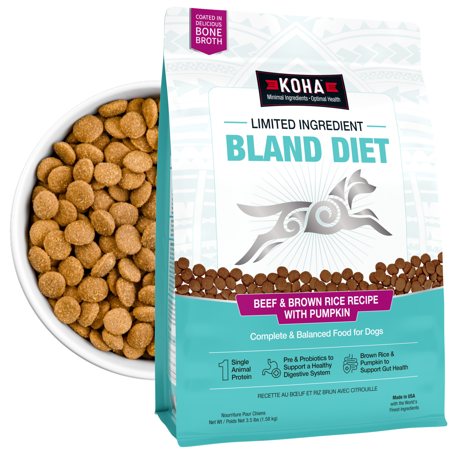 KOHA Bland Diet Dry Beef Recipe for dogs