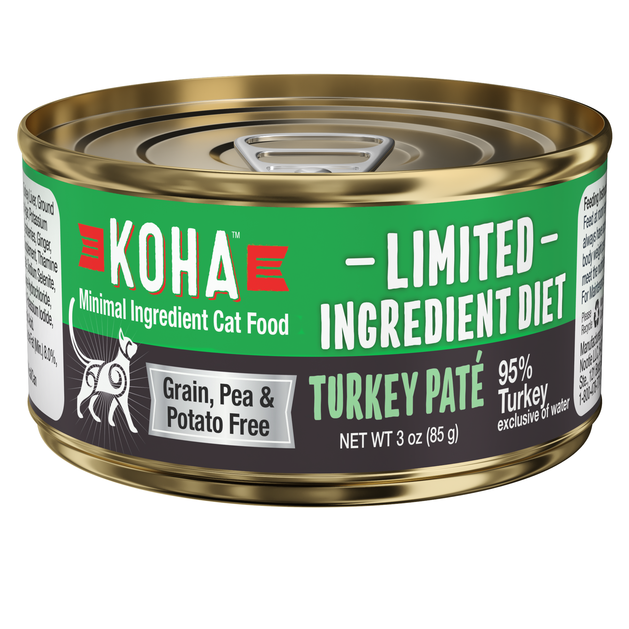 Koha Limited Ingredient Diet Turkey Pâté for Cats
