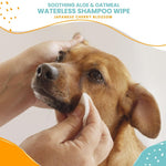 Waterless Shampoo Wipes with Aloe & Oatmeal - Japanese Cherry Blossom