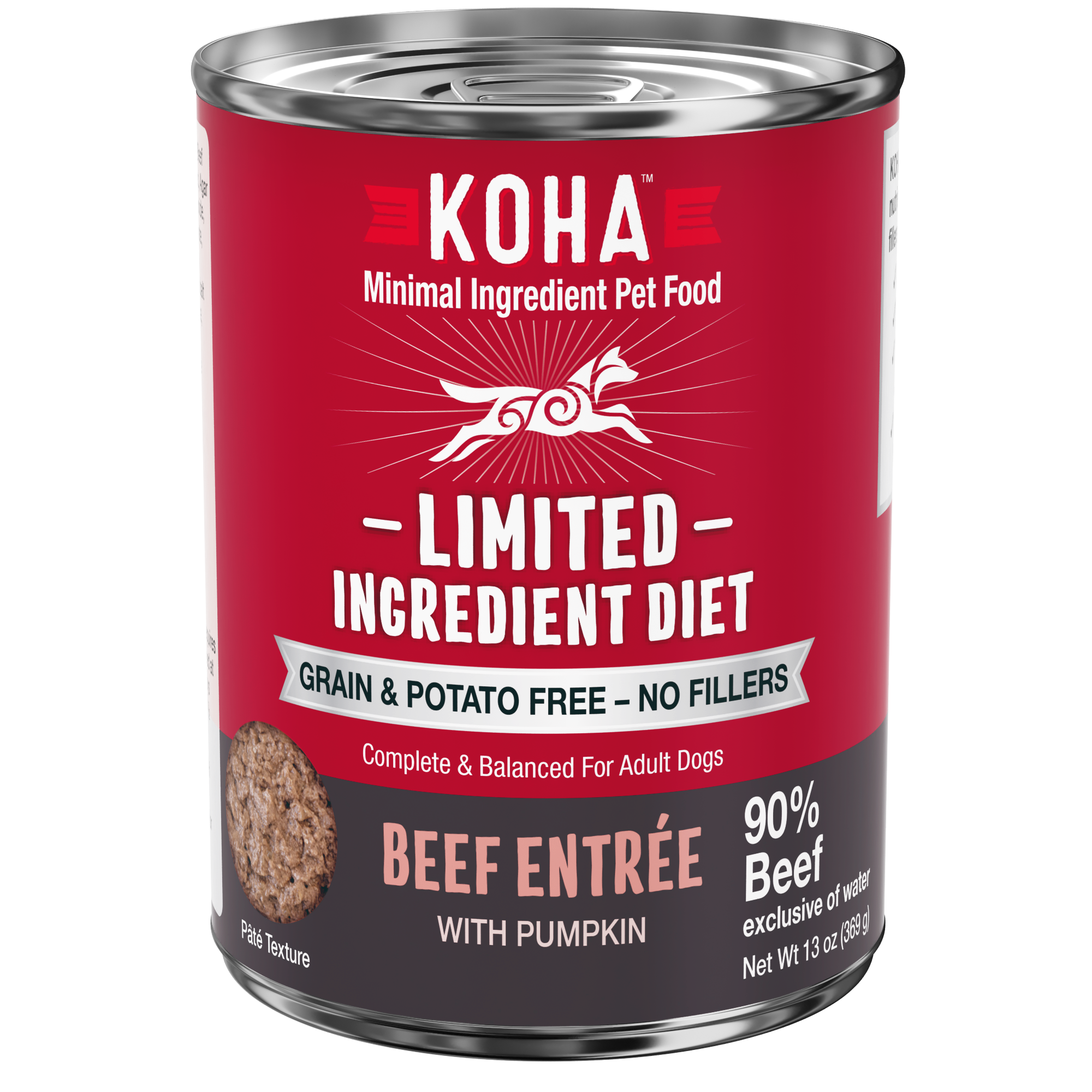 Beef limited top ingredient dog food
