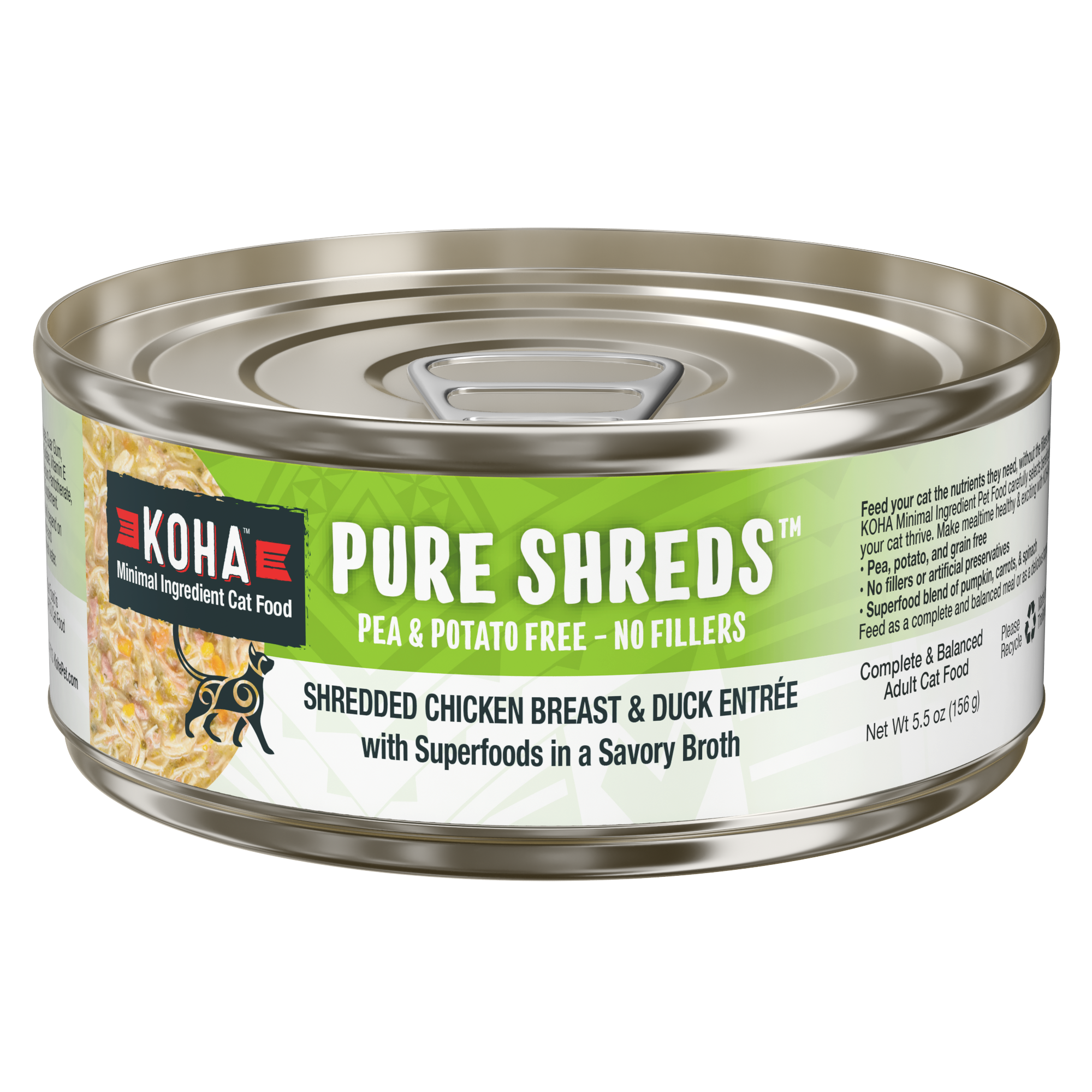 Shredded chicken cat food outlet