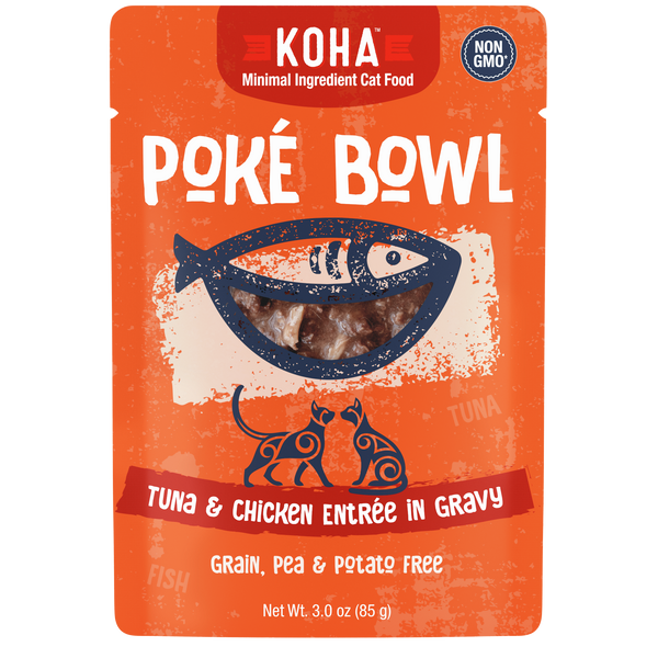 Pok Bowl Tuna Chicken Entr e in Gravy for Cats KOHA Pet