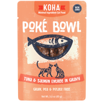 Poké Bowl Tuna & Salmon Entrée in Gravy for Cats